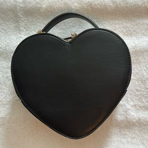 Black heart shaped bag Lola Mae brand